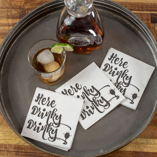 Here Drinky Drinky Napkins 20pk